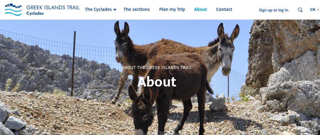 Greece: Cyclades: a new portal for hiking trails